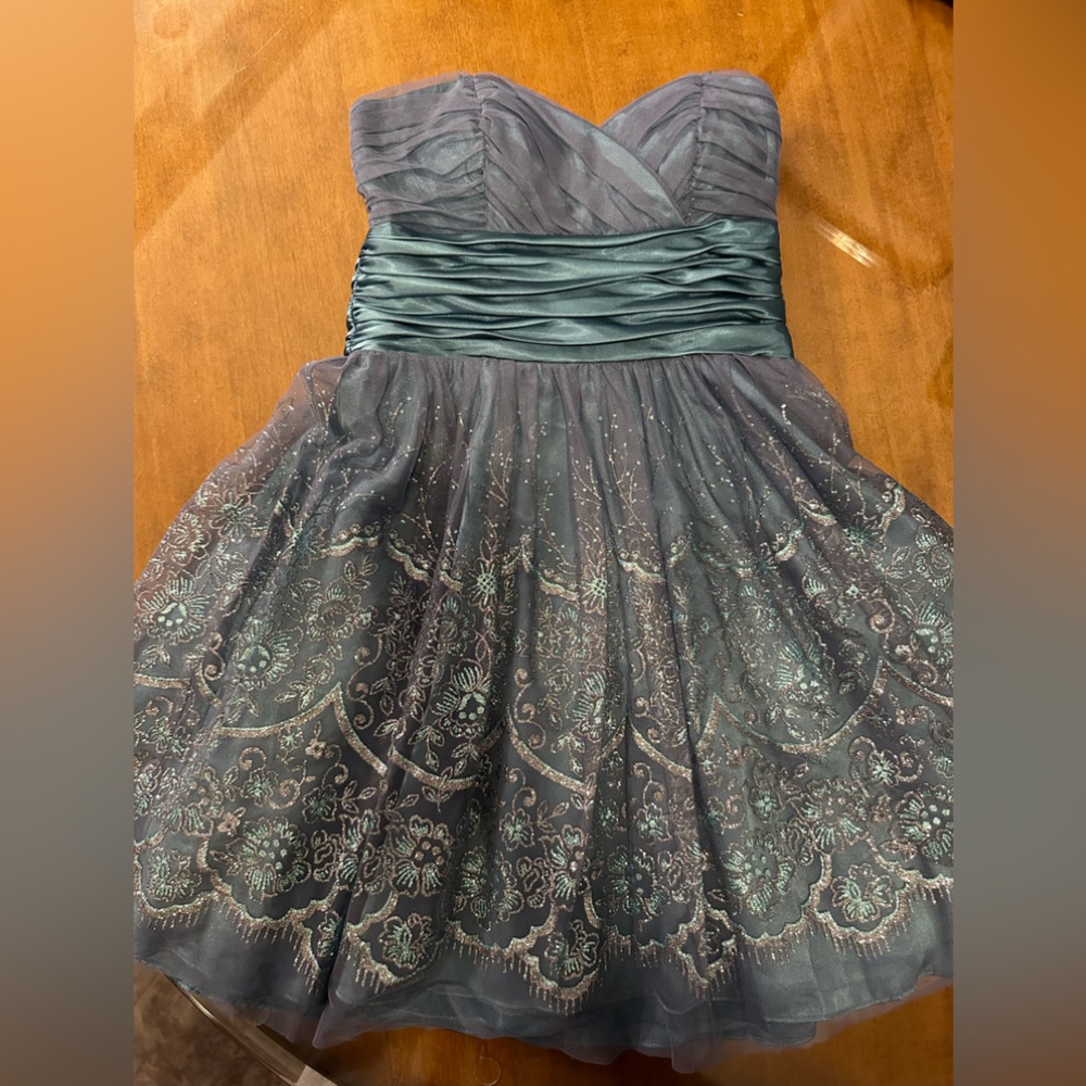 Dress | Purple Homecoming or Prom Morgan & Co. Shimmer Organza Size 1/2
